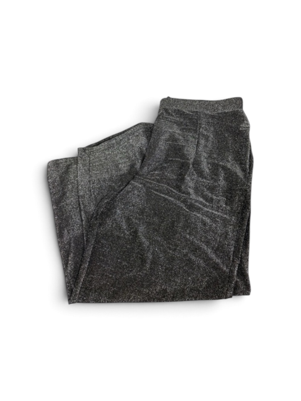 Torrid lurex stretch pull on silver sparkle pants size 3-3X/22-24